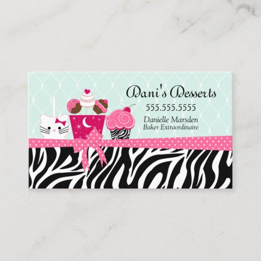 Bakkerdesserts Visitekaartje (Voorkant)