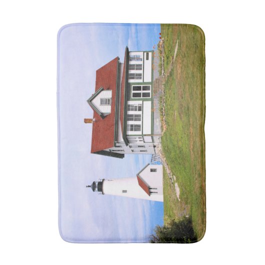 Bakkereilanden vuurtoren, Massachusetts Bath Mat (Voorkant Verticaal)