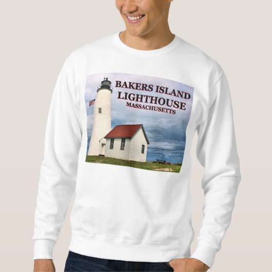 Bakkereilanden vuurtoren, Massachusetts Sweatshirt (Voorkant)