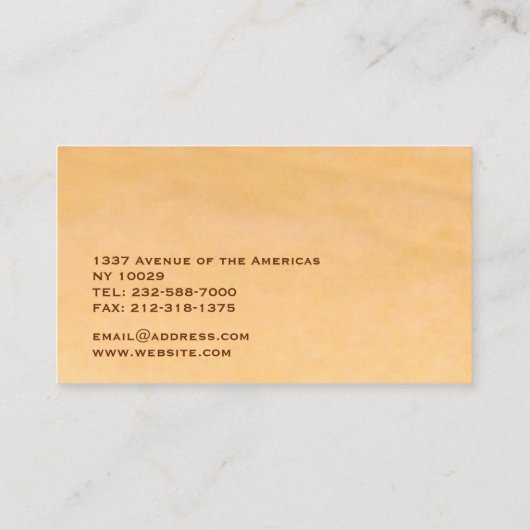 Bakkerfoto Visitekaartje (Achterkant)