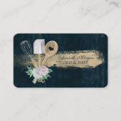 Bakkergebak Handgereedschap Penseelstreken Blauw Visitekaartje (Voorkant)