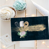 Bakkergebak Handgereedschap Penseelstreken Blauw Visitekaartje