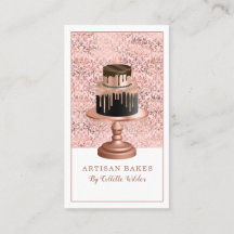 Bakkergebak Roos Gold Faux Folie Layer Cake