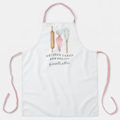 Bakkergebak Waterverf banketbakken Apron Schort (Voorkant)