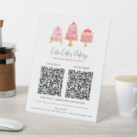 Bakkerij 3 Blush Roze Cakes 2 QR CODES Betalen Hie