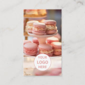 Bakkerij aangepast logo foto QR-code Visitekaartje (Voorkant)