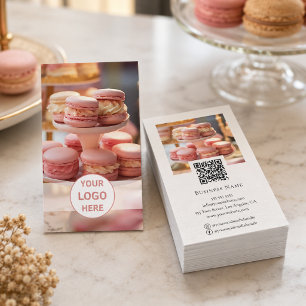 Bakkerij aangepast logo foto QR-code Visitekaartje