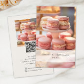 Bakkerij Aangepaste Foto Social Media QR Code Flyer