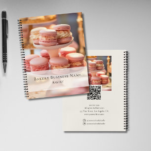 Bakkerij Aangepaste Foto Social Media QR Code Notitieboek