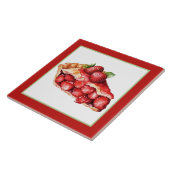 Bakkerij Aardbeientaart Home Zakelijk Ambachten Tegeltje (Zijkant)