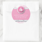 Bakkerij Adresetiketten Ronde Sticker (Tas)