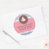 Bakkerij Adresetiketten Ronde Sticker (Envelop)