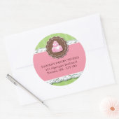 Bakkerij Adresetiketten Ronde Sticker (Envelop)