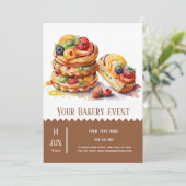 Bakkerij Bake evenement Kaart (Staand voorkant)