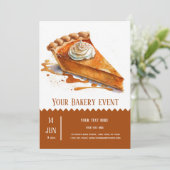 Bakkerij Bake evenement Kaart (Staand voorkant)