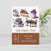 Bakkerij Bake evenement Kaart (Staand voorkant)