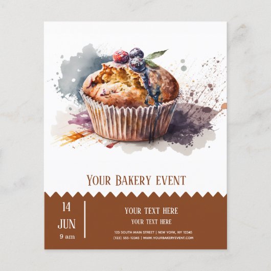 Bakkerij Bake flyer (Voorkant)