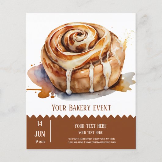Bakkerij Bake flyer (Voorkant)