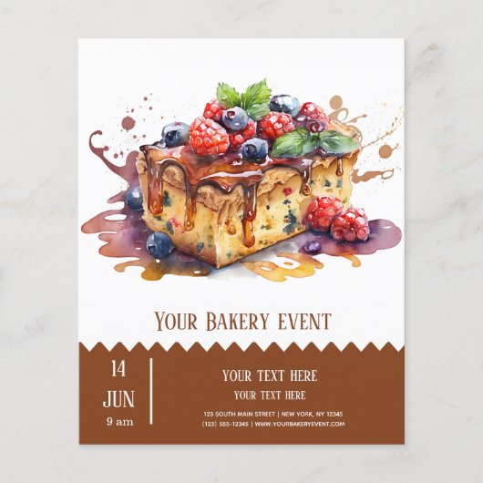 Bakkerij Bake flyer (Voorkant)