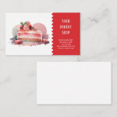 Bakkerij Bake visitekaartje (Voorkant / Achterkant)