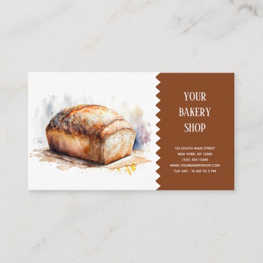 Bakkerij Bake visitekaartje (Voorkant)