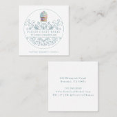 Bakkerij Baker's Cupcake Logo Visitekaartje (Voorkant / Achterkant)