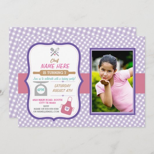 Bakkerij Bakken Elke Leeftijd Verjaardagsfeest Mei Kaart (Voorkant / Achterkant)