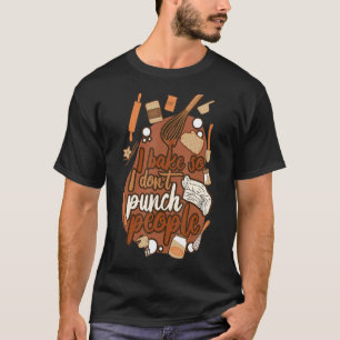 Bakkerij Bakker Bakken Liefhebber Grappig Gebak Ch T-shirt