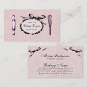  bakkerij bakkerij bakkerij zoete bogen visitekaartje (Voorkant / Achterkant)