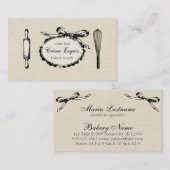  bakkerij bakkerij bakkerij zoete bogen visitekaartje (Voorkant / Achterkant)