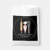 Bakkerij Bakkerij Chef Bakgerei Zwart Favor Zakje (Voorkant)