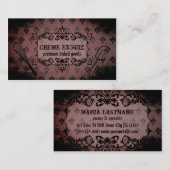  bakkerij bakkerij elegant voor damasbakkerij visitekaartje (Voorkant / Achterkant)