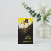 Bakkerij, bakkers visitekaartjes (Staand voorkant)