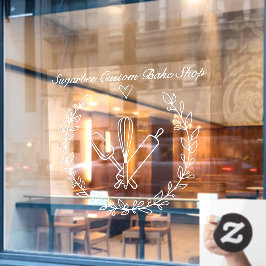 Bakkerij Bakwinkel Bedrijf aanpassen Raamsticker