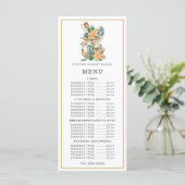 Bakkerij Banketbakker Aquarel Bakbenodigdheden Men Menu (Staand voorkant)