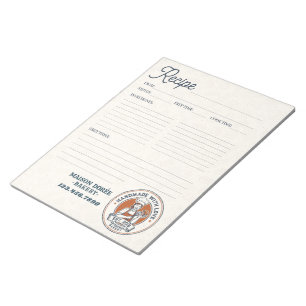 Bakkerij Banketbakker Bakrecepten Pagina Kookboek Notitieblok