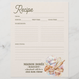 Bakkerij Banketbakker Bakreceptenboek Pagina Kookb Flyer