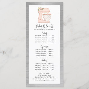 Bakkerij Banketbakker Dessert Menu