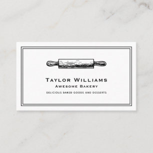 Bakkerij Banketbakker Gebakken Waren Brood Deegrol Visitekaartje