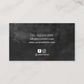 Bakkerij banketbakker Goud Dripping Cake krijtbord Visitekaartje (Achterkant)