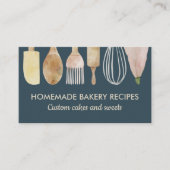 Bakkerij banketbakker lekkere cake decoratie visitekaartje (Voorkant)