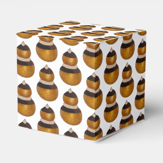 Bakkerij banketbakker Patisserie Religieuse Choux  Bedankdoosjes (Achterkant)