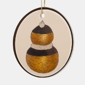 Bakkerij banketbakker Patisserie Religieuse Choux  Keramisch Ornament (Links)