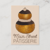 Bakkerij banketbakker Patisserie Religieuse Choux  Visitekaartje (Voorkant)