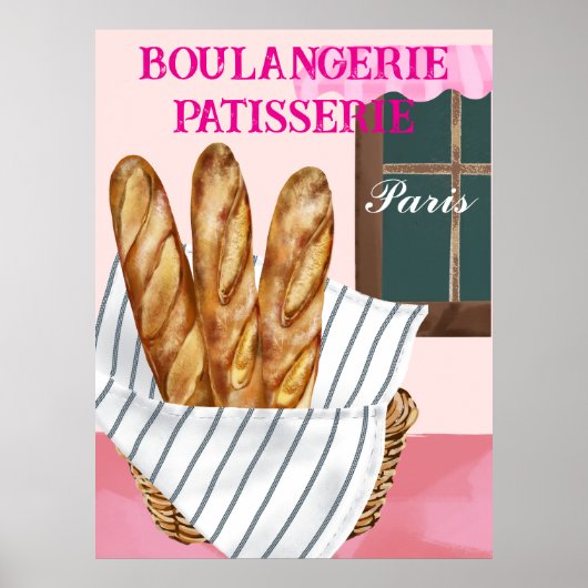 Bakkerij Banketbakkerij  Poster (Voorkant)