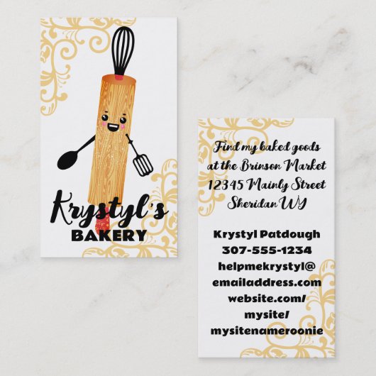 bakkerij - banketbakkerij - robotarwegsector c visitekaartje (Voorkant / Achterkant)