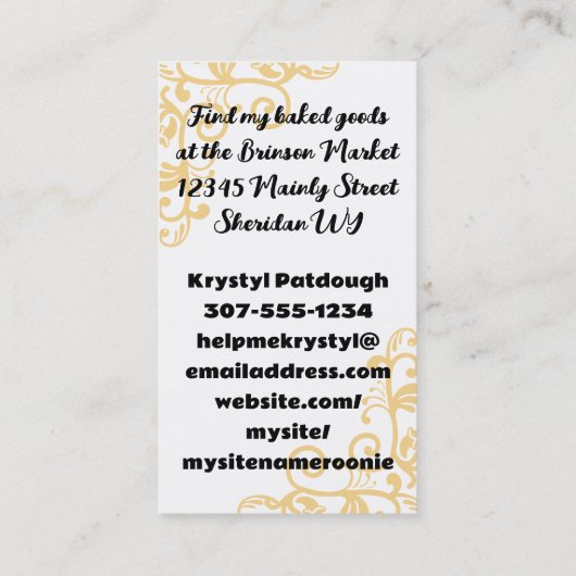 bakkerij - banketbakkerij - robotarwegsector c visitekaartje (Achterkant)