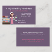 Bakkerij/banketbakkerswinkel #2 Design 2 Visitekaa Visitekaartje (Voorkant / Achterkant)