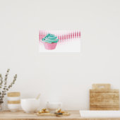 bakkerij beats: cupcake poster (Keuken)