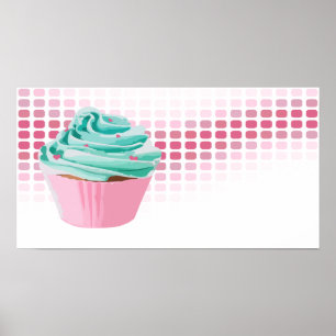 bakkerij beats: cupcake poster